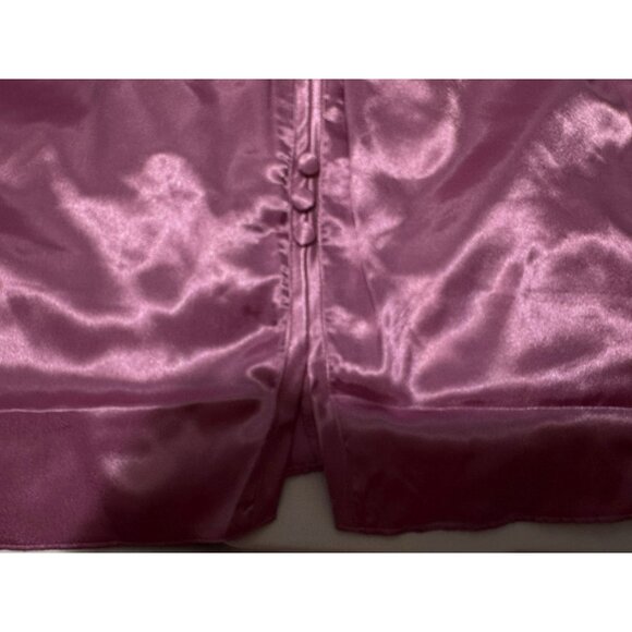 Frederick's of Hollywood Delphine Satin & Lace Sleep Set 2X Cami Tap Shorts NEW - Picture 4 of 7
